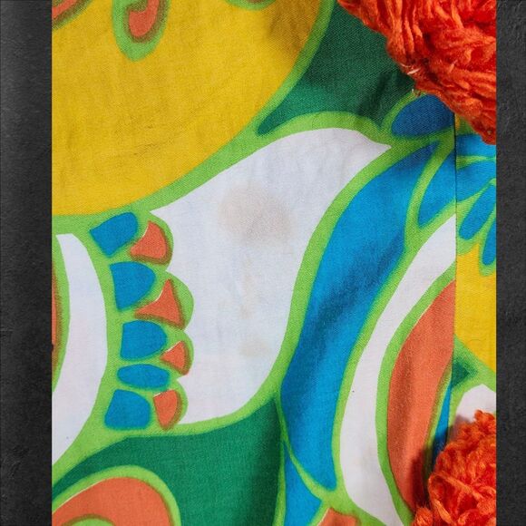 Vintage 1970s Handmade Clown Costume Suit w/ Hat & Ruffle One of a Kind - Picture 14 of 16